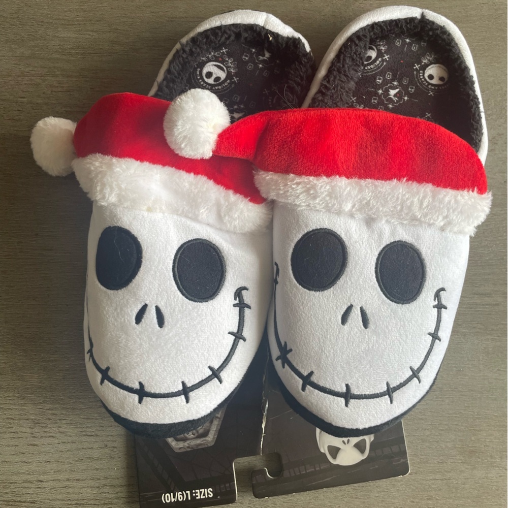 Disney nightmare before Christmas Jack Skellington Slippers